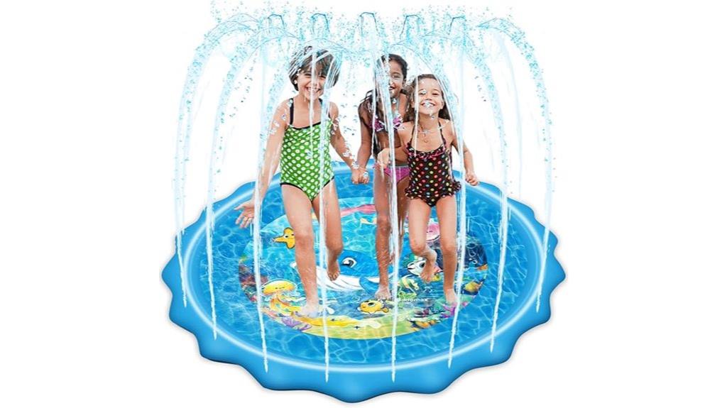 enhanced water play mat