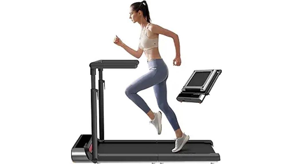 folding treadmill with app