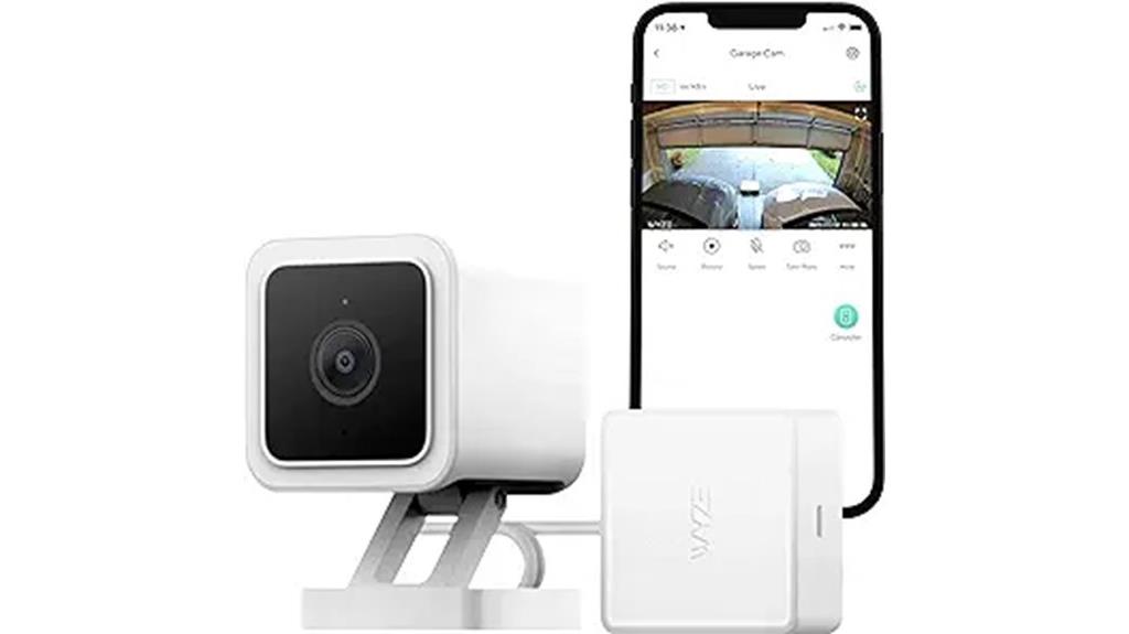 garage door opener with video