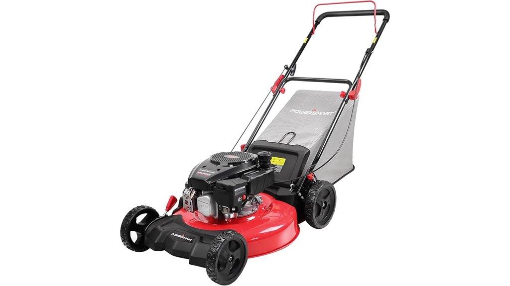 gas powered 21 inch mower
