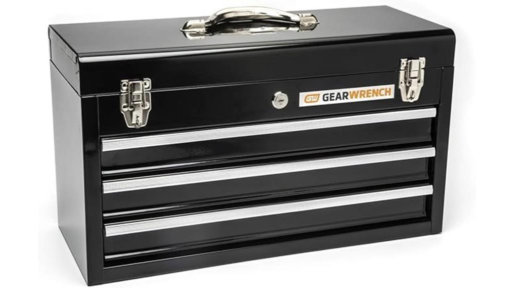 gearwrench three drawer toolbox
