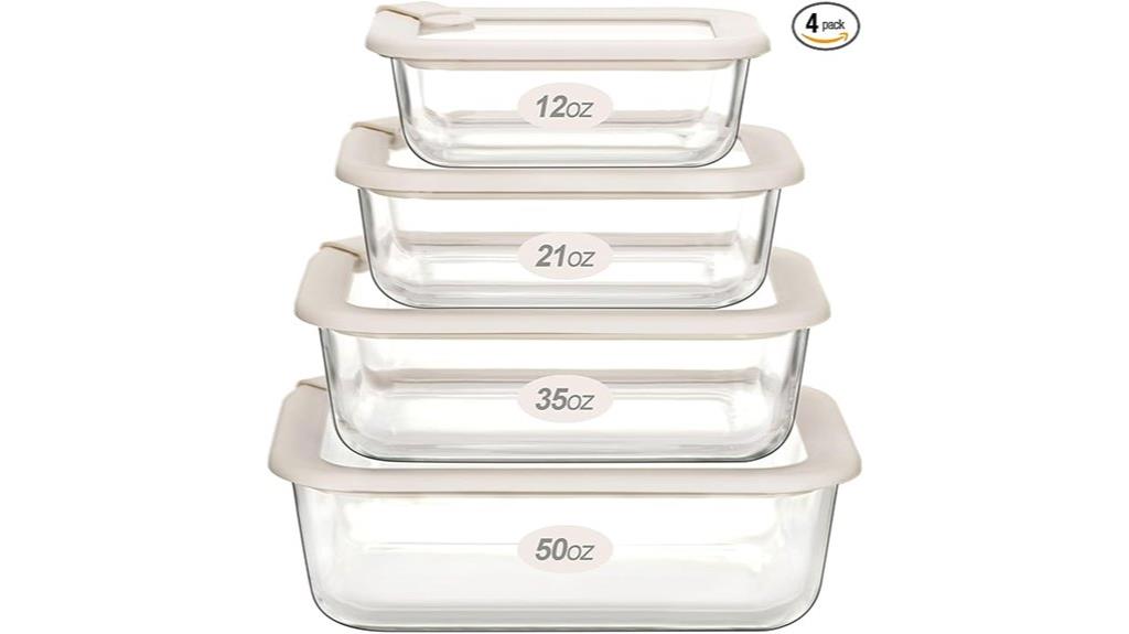 glass food storage containers
