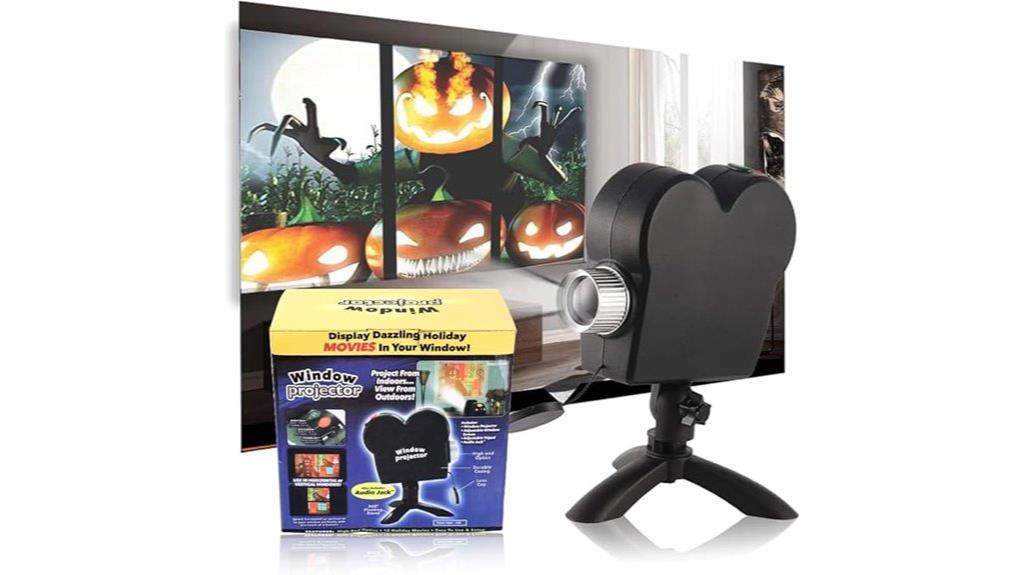 halloween holographic projection lamp