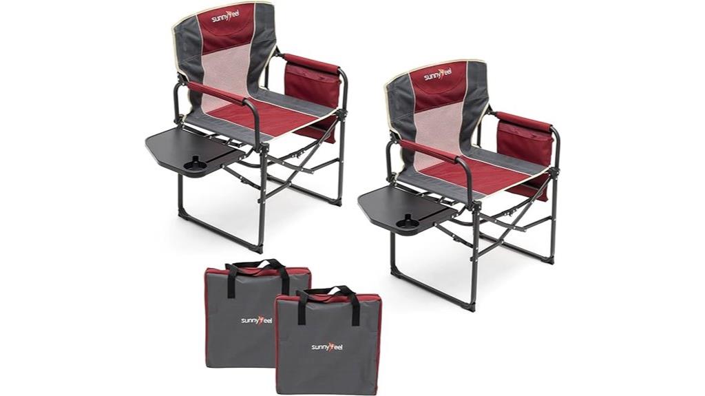 heavy duty portable camping chair