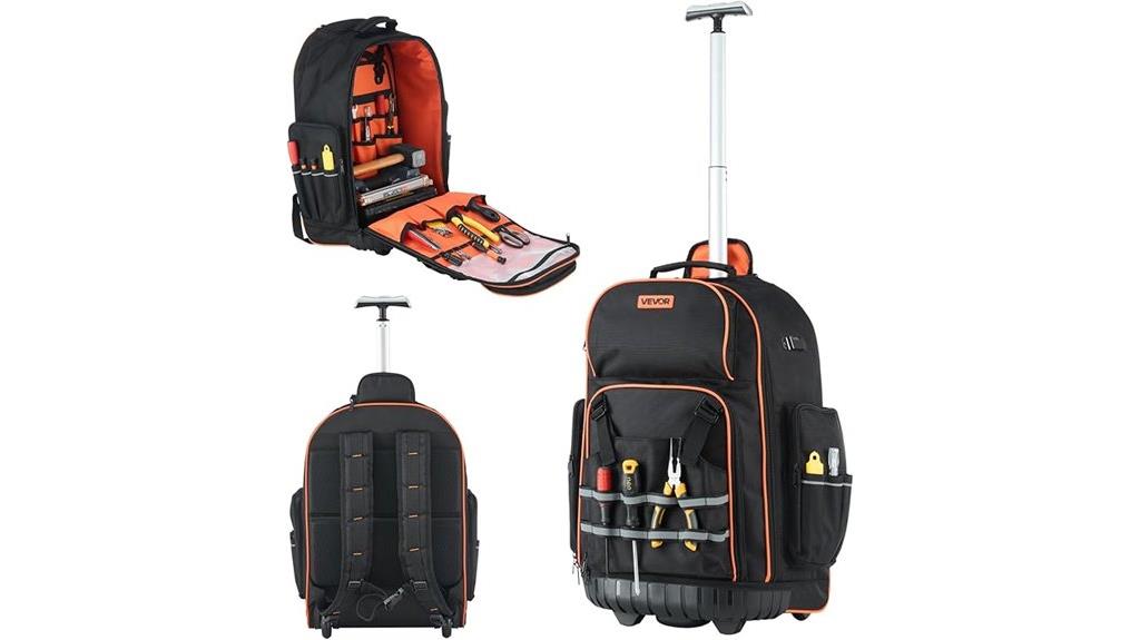 heavy duty rolling backpack