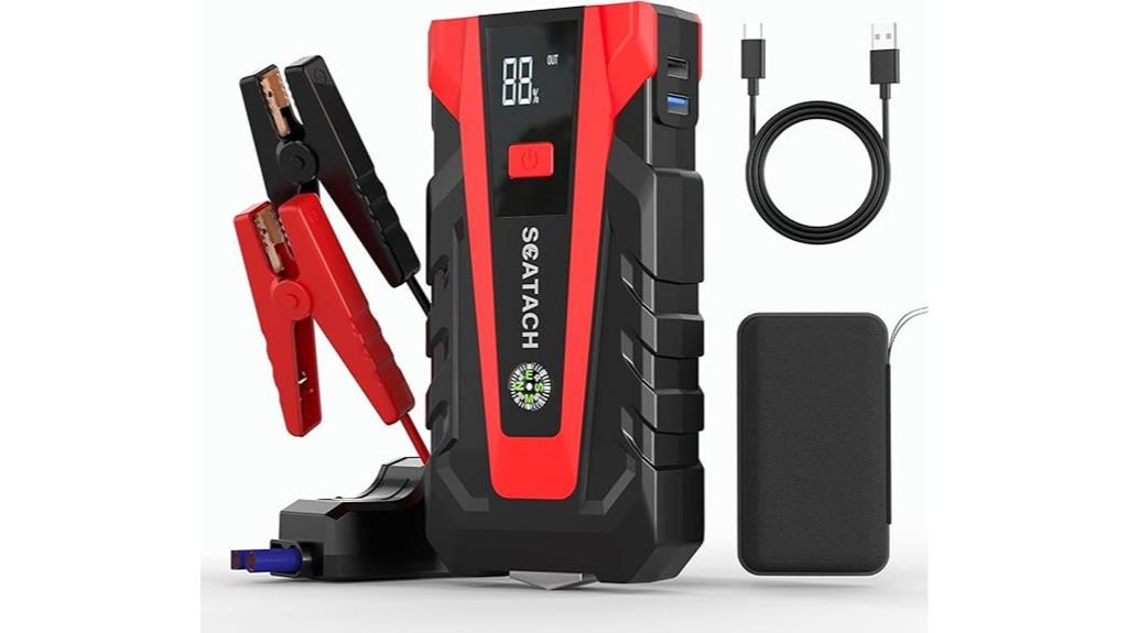 high capacity portable jump starter