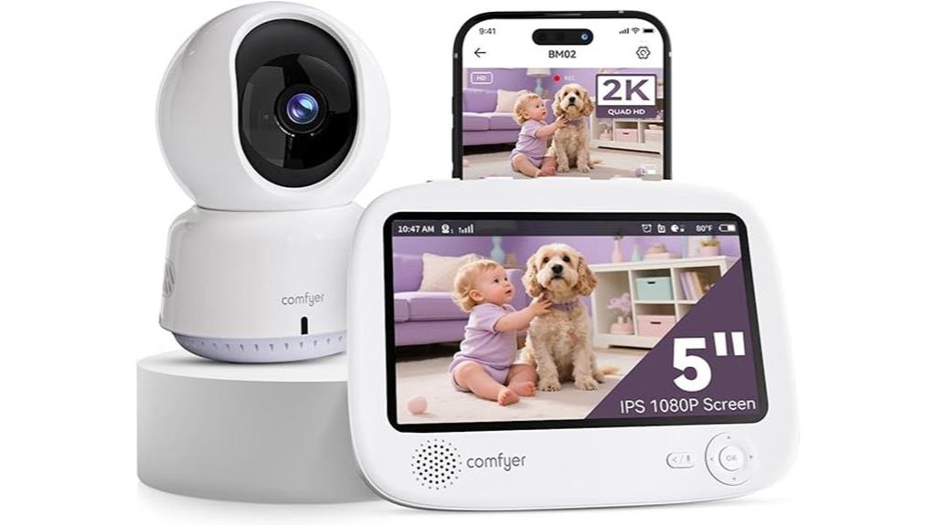 high resolution dual camera monitor