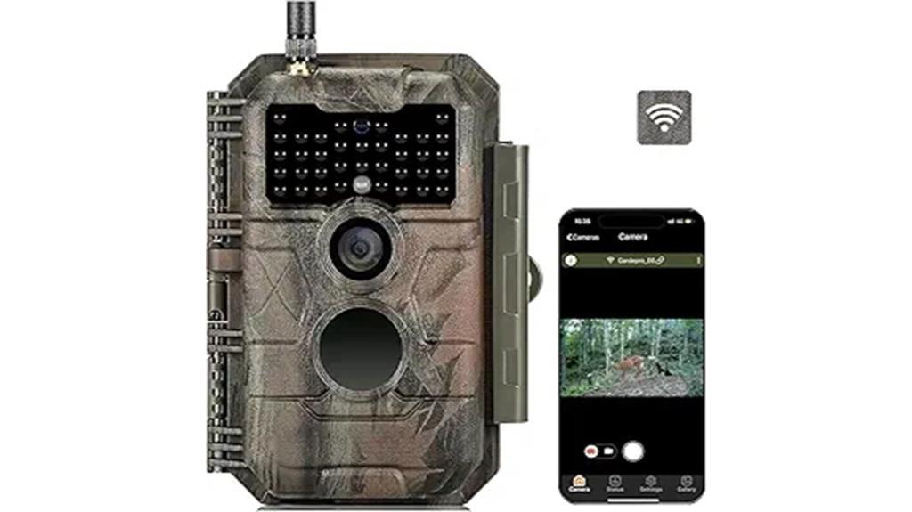 high resolution wifi trail camera