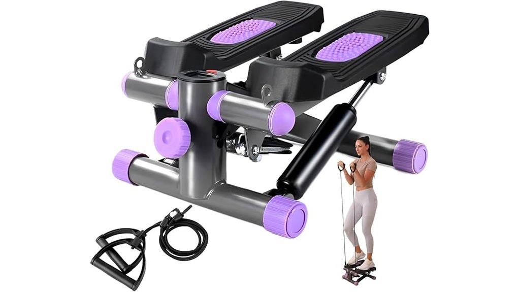 home mini stepper with bands