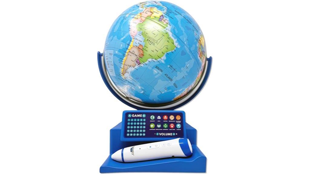 interactive educational globe toy