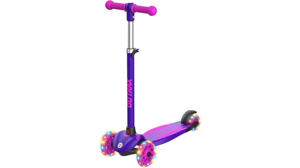 kids scooter with lights
