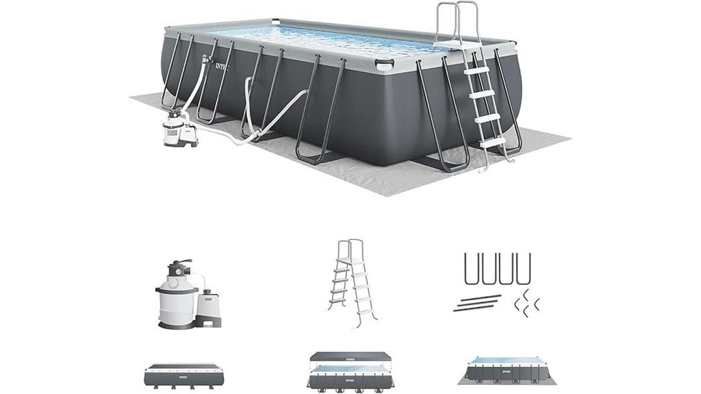 large above ground pool