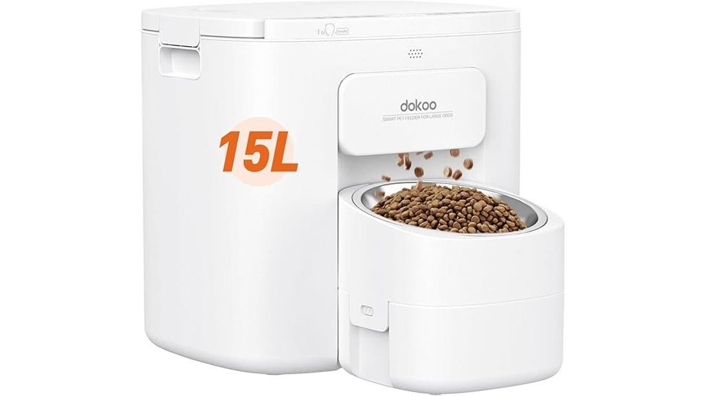 large breed dog feeder