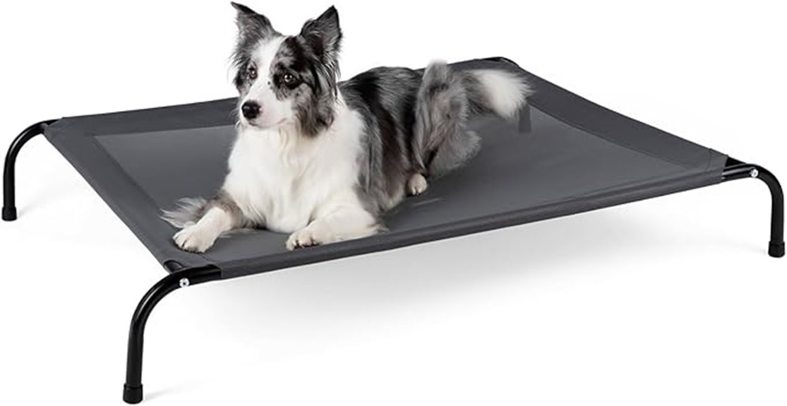 large cooling dog bed