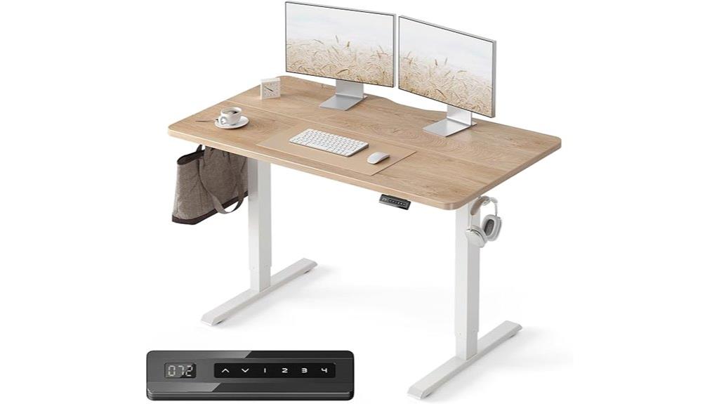 large electric standing desk