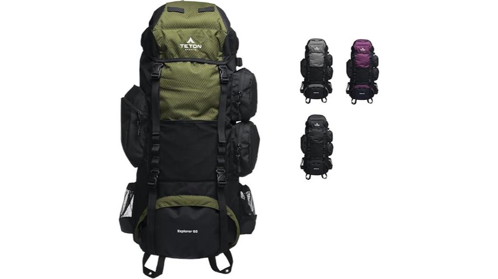 large hiking backpack