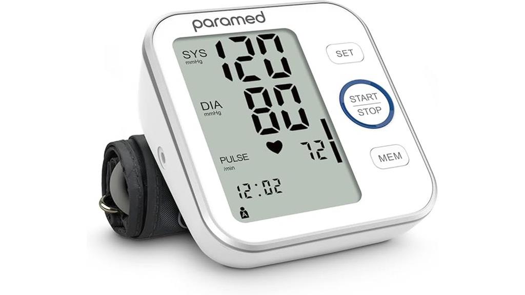 large lcd blood pressure monitor
