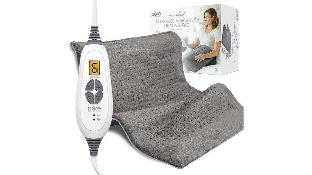 large microplush heating pad