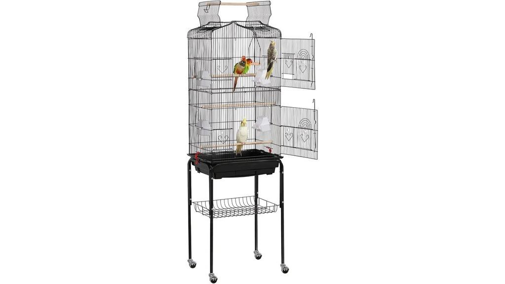 large open top cage