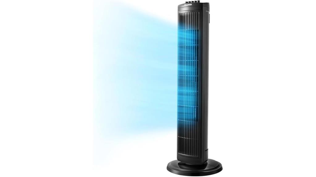 large oscillating tower fan