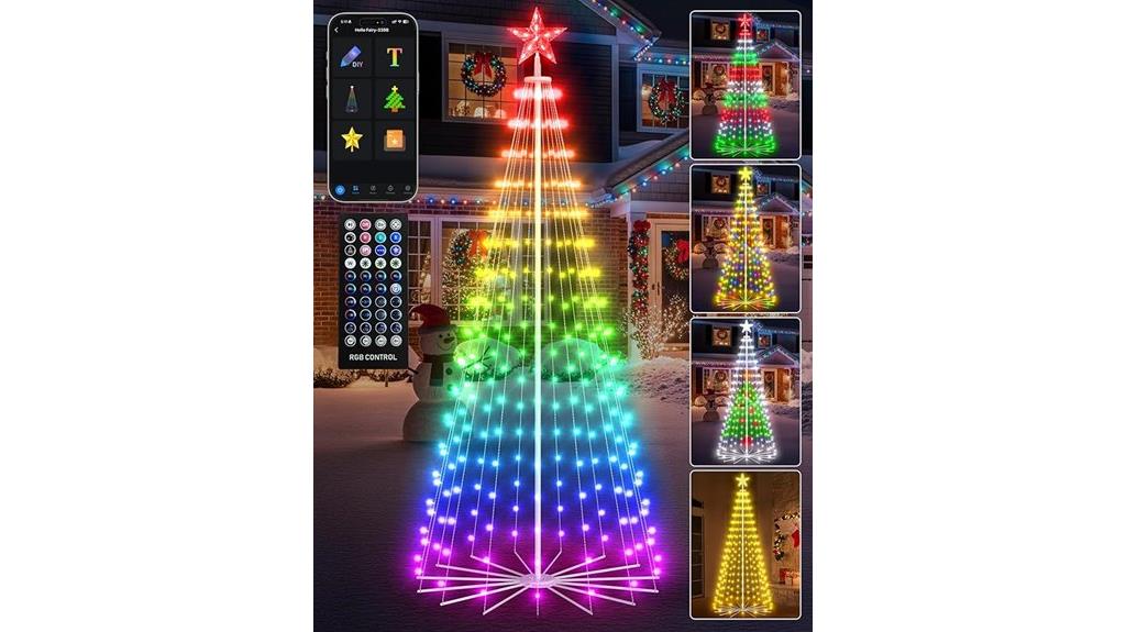 large outdoor tree with app