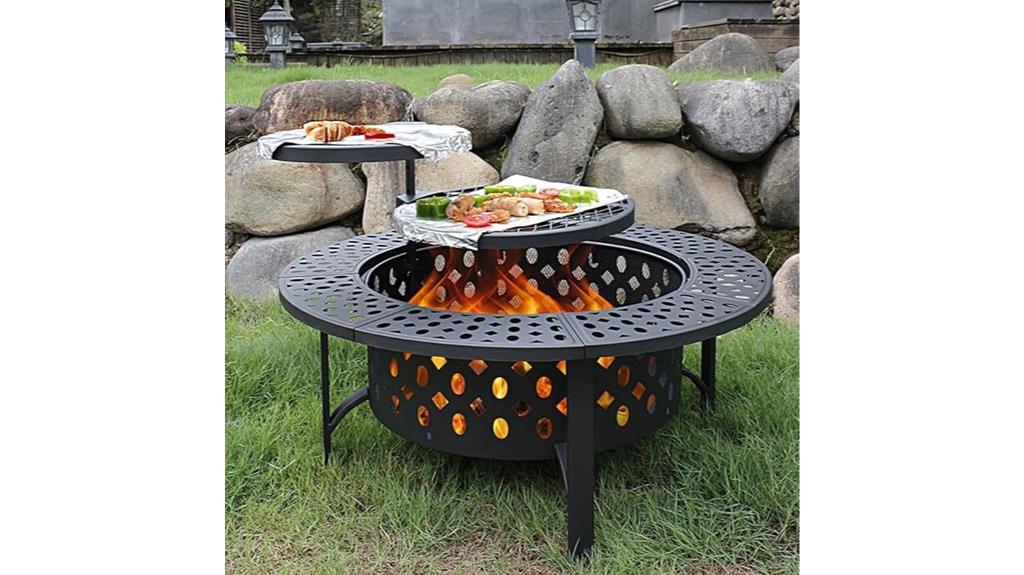 large waterproof fire pit