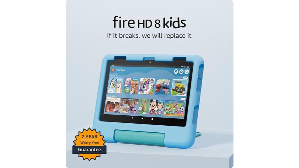 latest fire hd 8 kids tablet