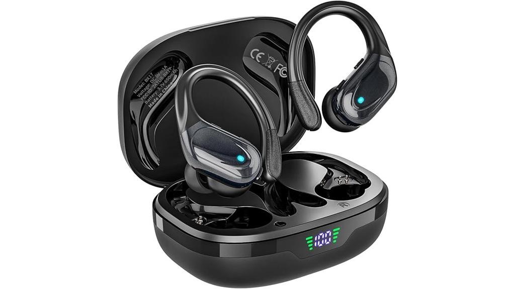led display waterproof earbuds