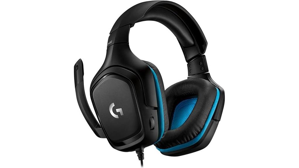 logitech g432 wired headset
