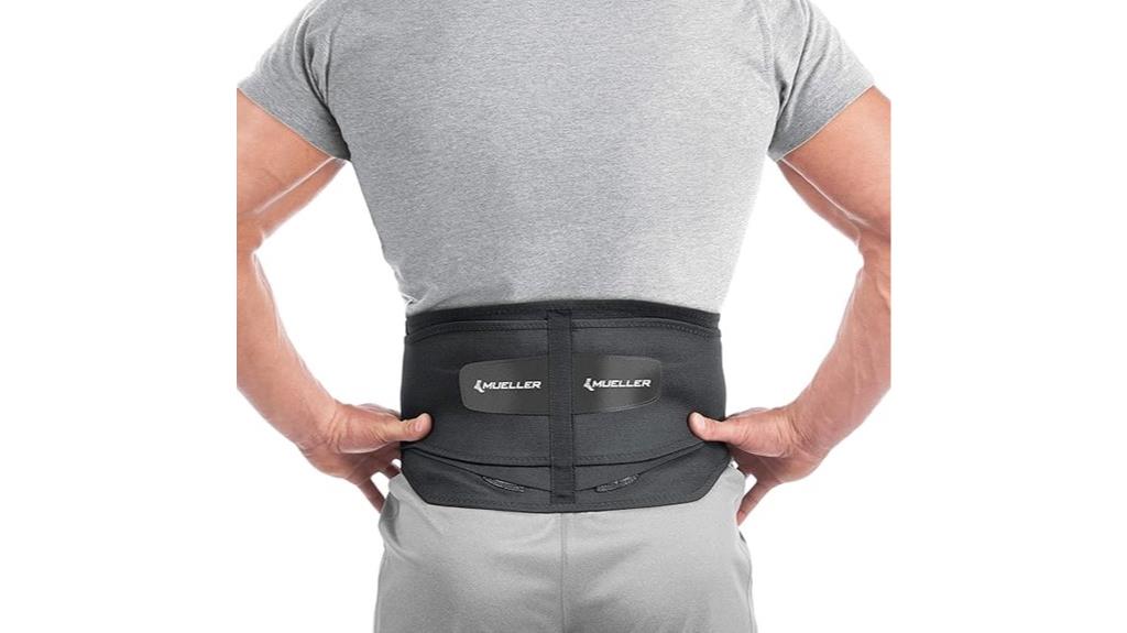 lumbar brace with pad