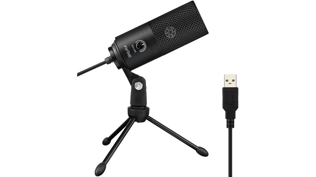 metal usb recording microphone