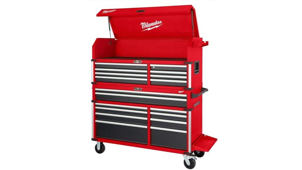 milwaukee 56 drawer tool chest