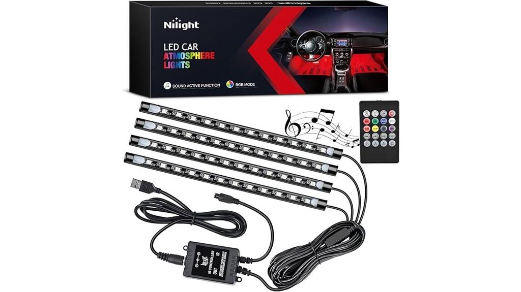 multicolor car led strip