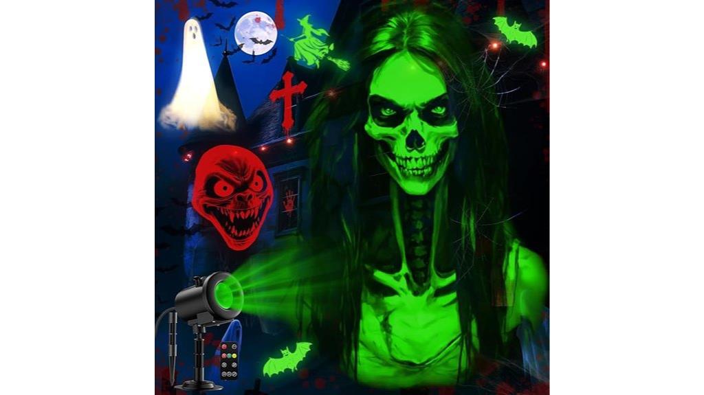 multiple halloween projection effects