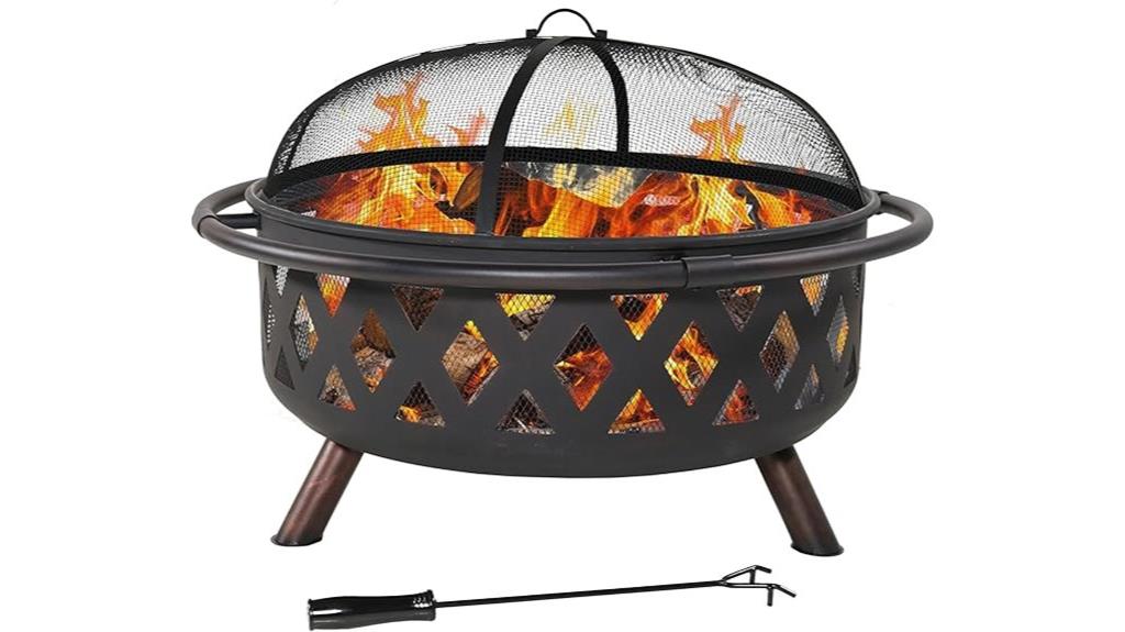 outdoor 36 inch fire pit