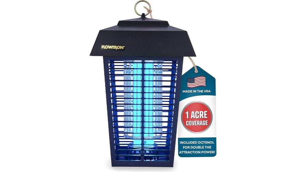 outdoor bug zapper coverage