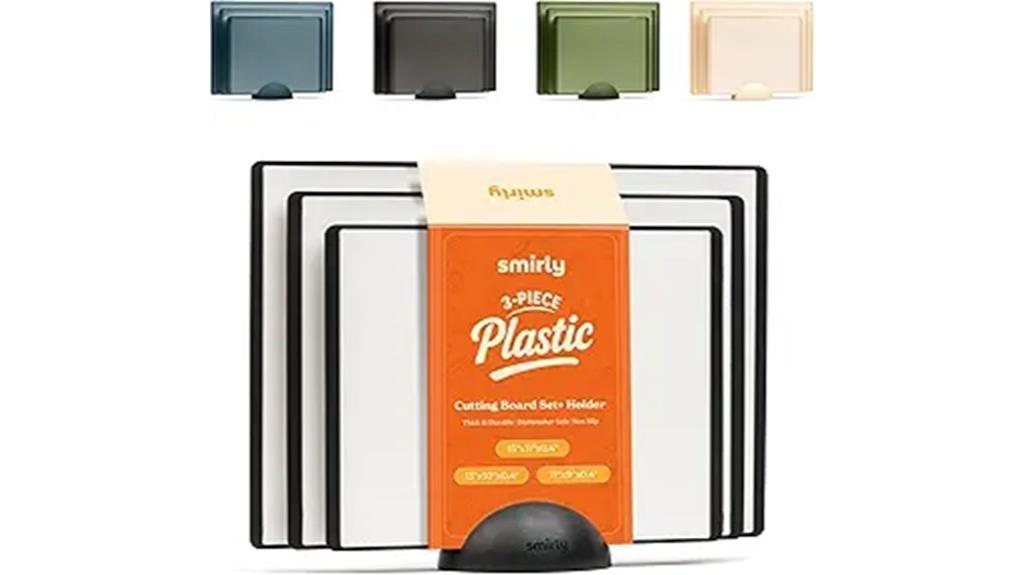plastic cutting board set