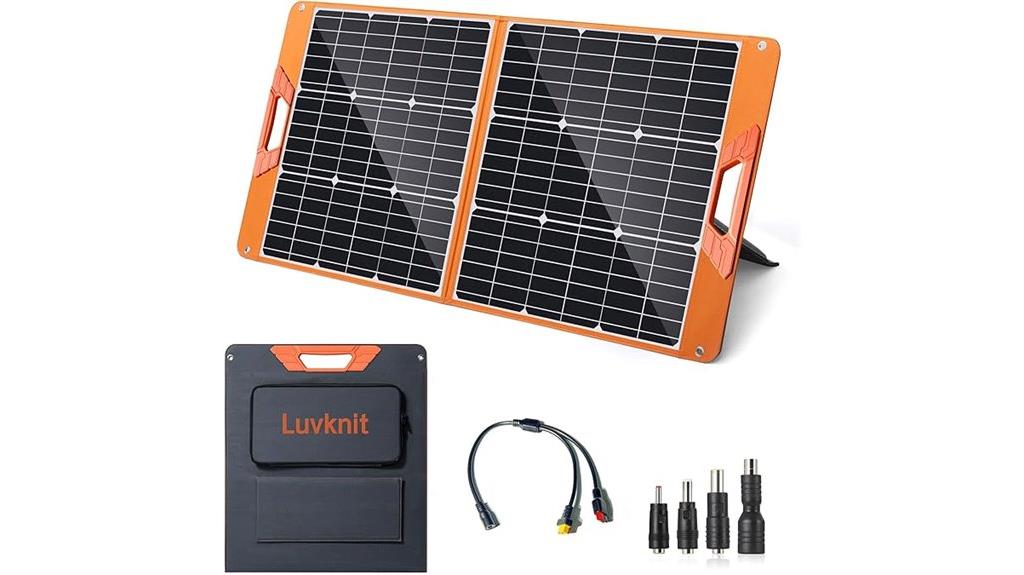 portable 100w foldable solar