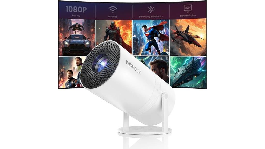 portable 1080p wireless projector