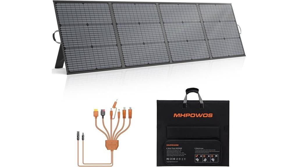 portable 220w solar charger
