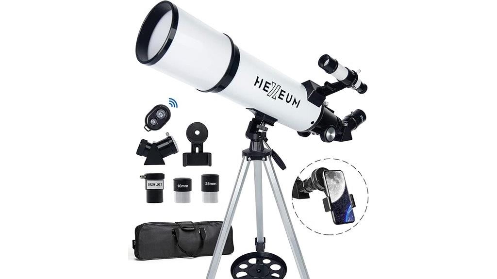 portable 80mm telescope kit