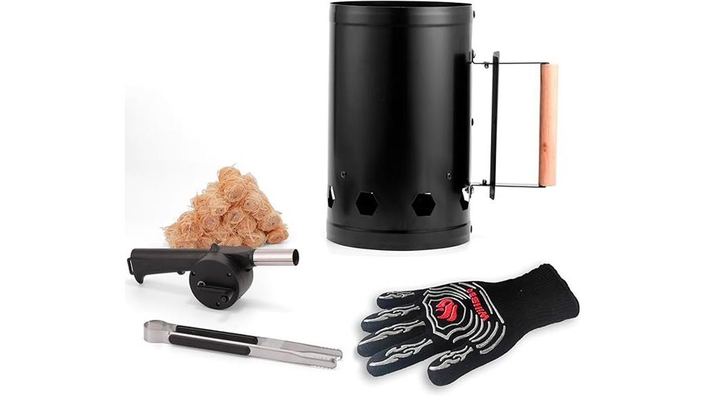 portable barbecue charcoal igniter