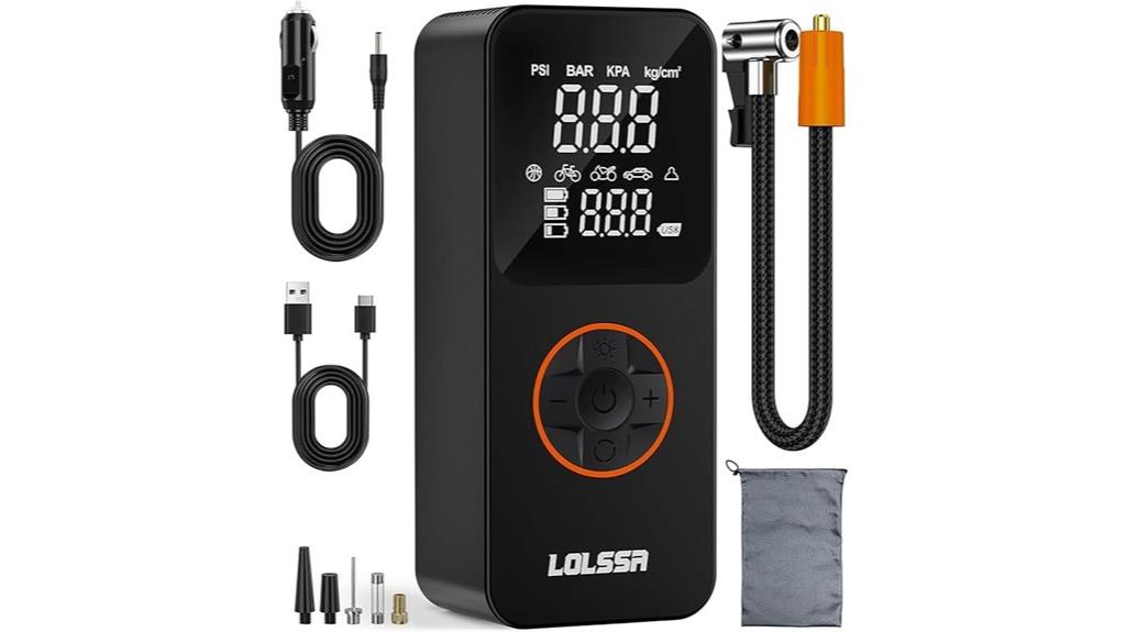 portable black air compressor