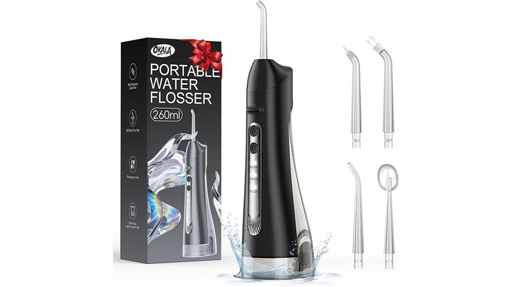 portable rechargeable water flosser