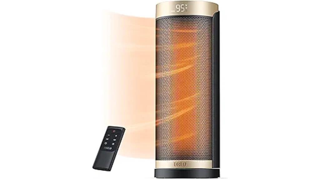 powerful heater with remote
