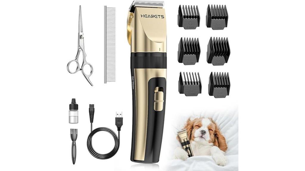 quiet rechargeable pet clippers