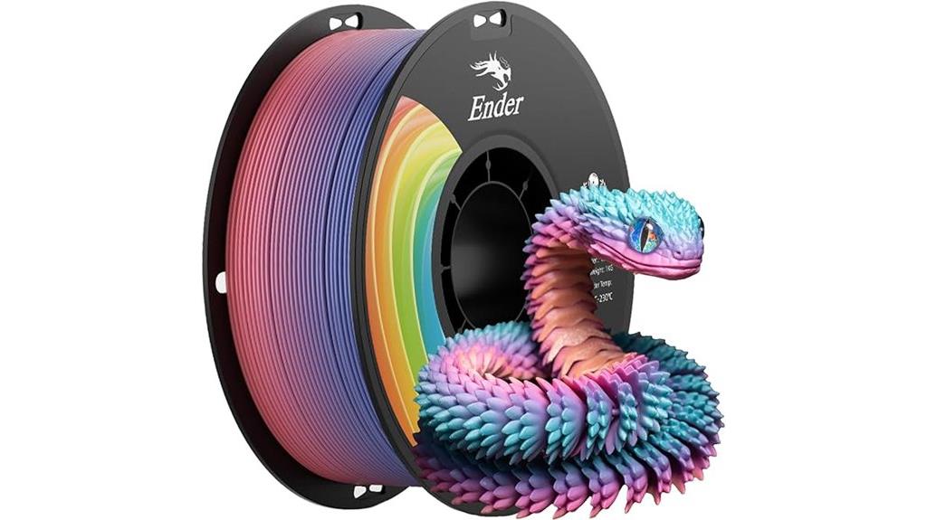 rainbow pla filament