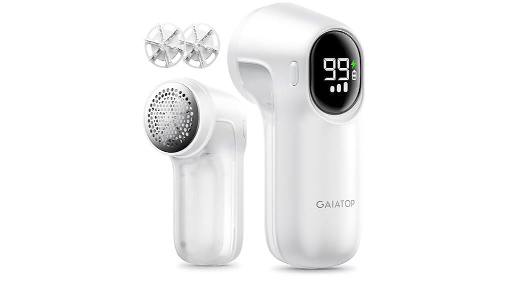 rechargeable fabric shaver led