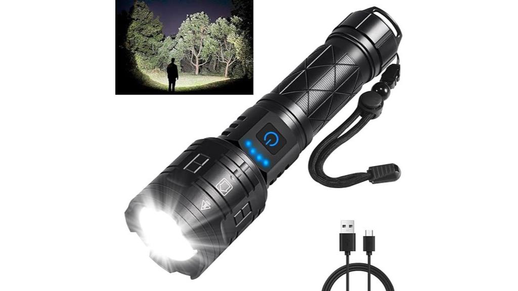 rechargeable tactical flashlight