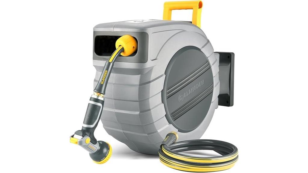 retractable garden hose reel